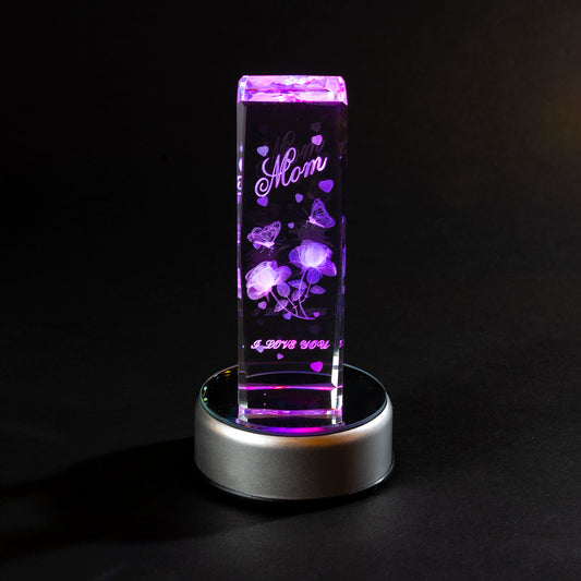 Laser Cube - I Love You Mom