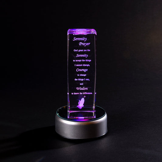 Laser Cube - Serenity Prayer