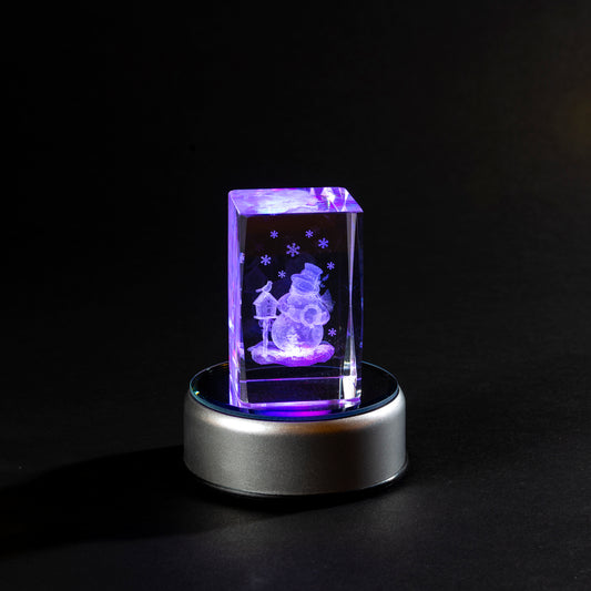 Laser Cube - Snowman