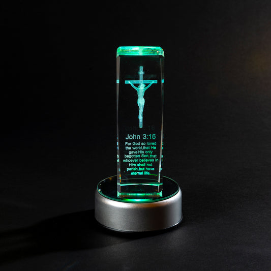 Laser Cube - John 3:16