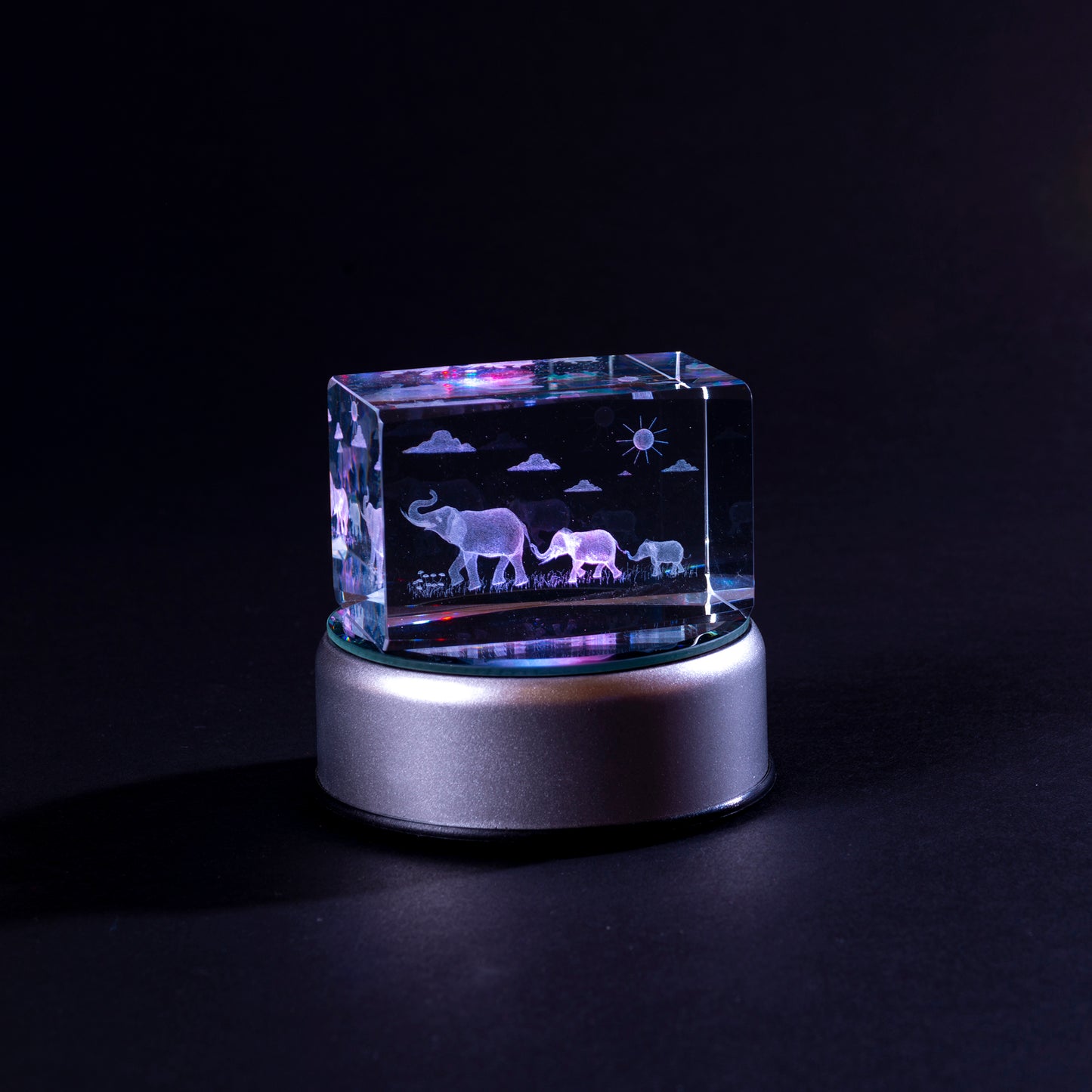 Laser Cube - Elephant Train